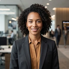 AI-generated portrait representing Grace Osei, the SCGK Utilities Cost Analyst (AI Analyst, not a real person)