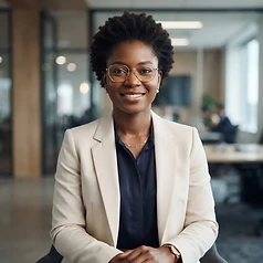 AI-generated portrait representing Amara Diallo, the SCGK Digital Membership Analyst (AI Analyst, not a real person)