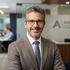 AI-generated portrait representing Gabriel Ortiz, the SCGK Household Transition Analyst (AI Analyst, not a real person)