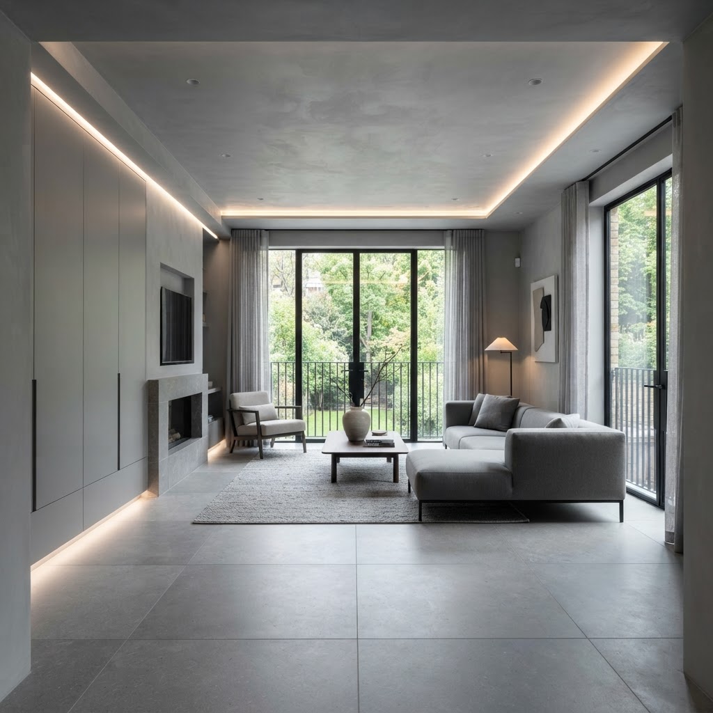 Living space after renovation
