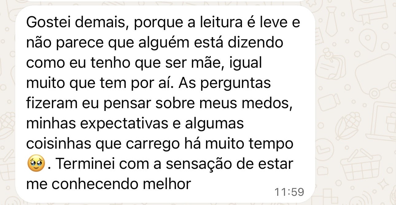 Depoimento real de leitora sobre o guia
