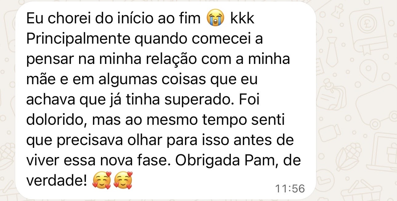 Depoimento real de leitora sobre o guia