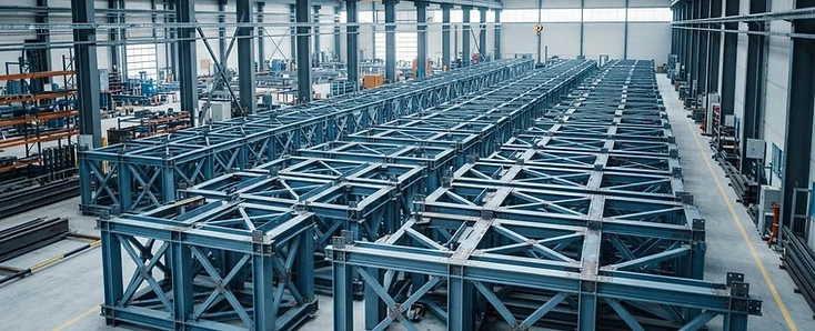 RoXteel modular plenum structural steel frame
