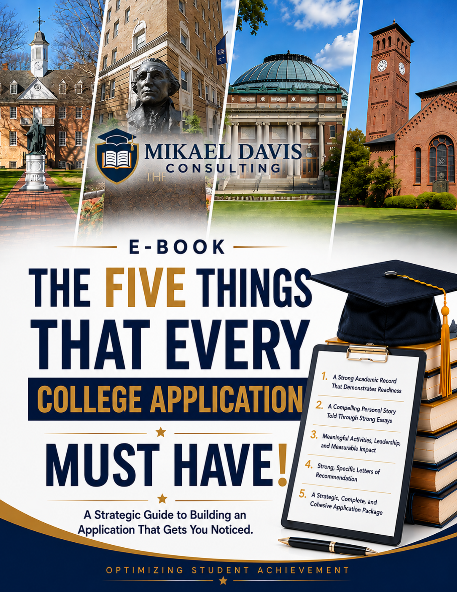The Five Things That Every College Application Must Have
