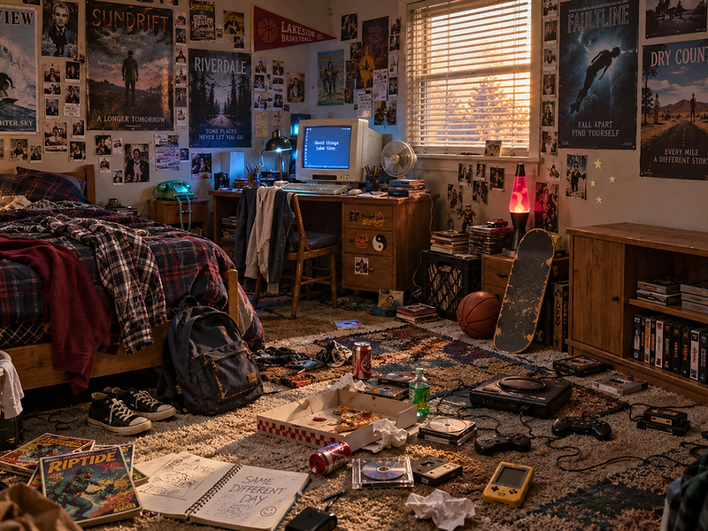 90s bedroom