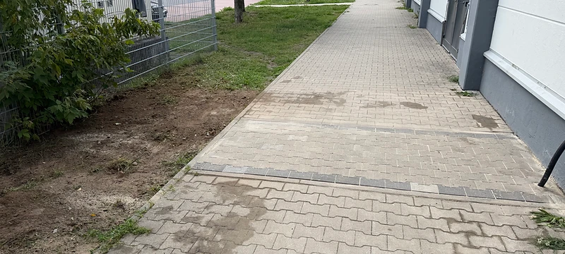 Kabelgraben & Pflaster wiederverlegen – Kaufland Strausberg