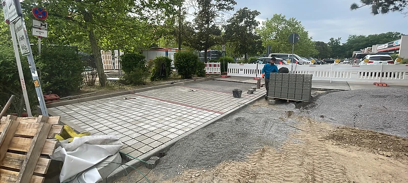 Pflasterarbeiten – Vorher & Nachher