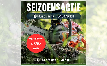 Husqvarna 545 Mark II – 45 cm | Seizoensactie 🍂
