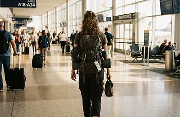 Through the airport