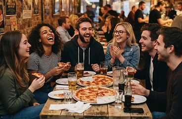 Dinner with friends