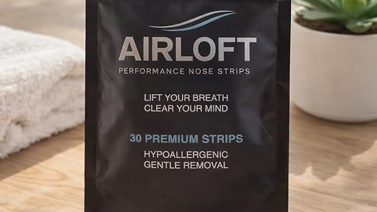 AirLoft hypoallergenic nose strips detail