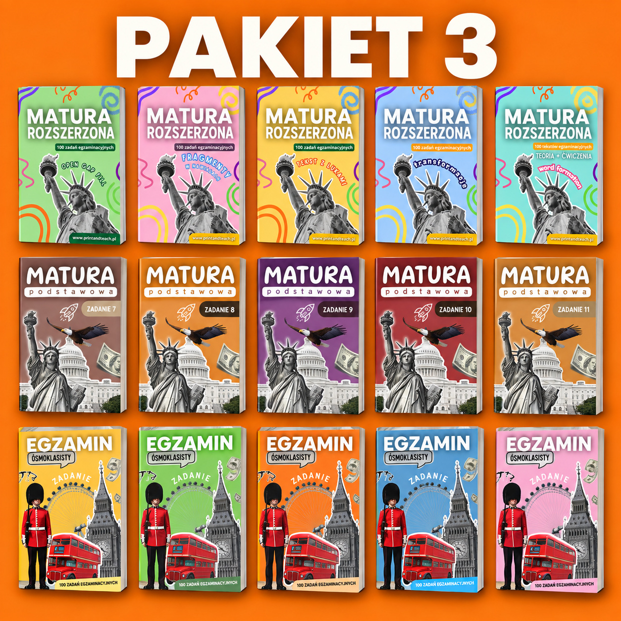 PAKIET 3 — okładki e-booków