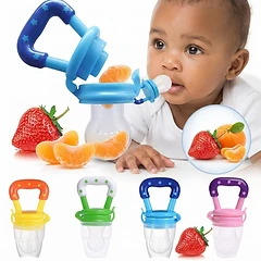 Tétine à fruits avec mandarine et fraise