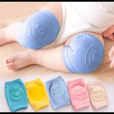 Genouillères bébé smiley — Tricot doux