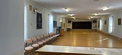 The serving bar and hall, looking toward the stage