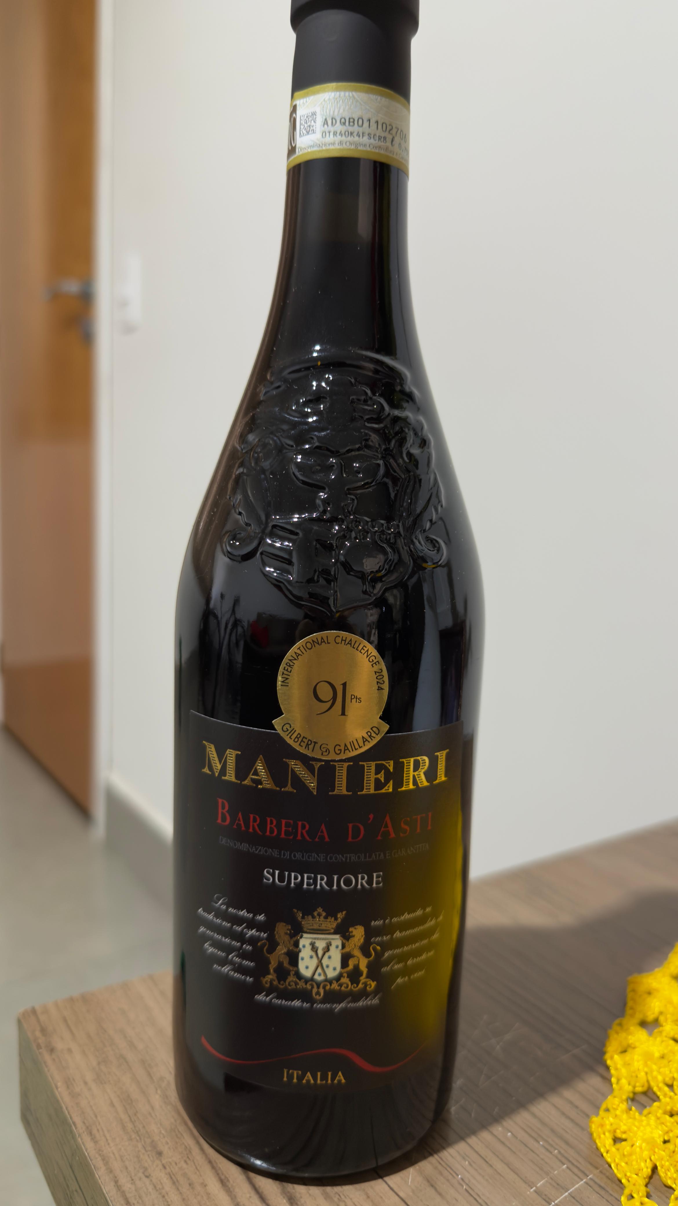 Manieri Barbera d'Asti Superiore