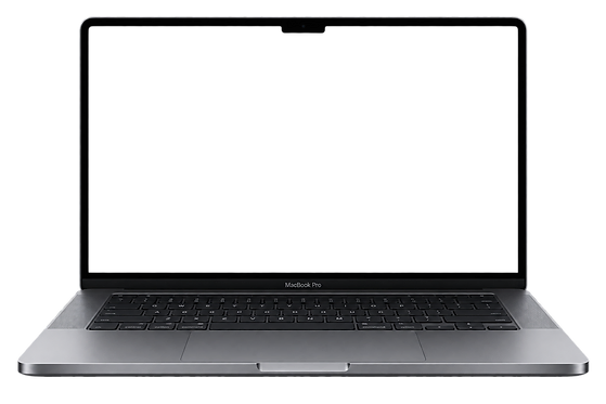 MacBook Pro som viser MyLuck-nettsiden