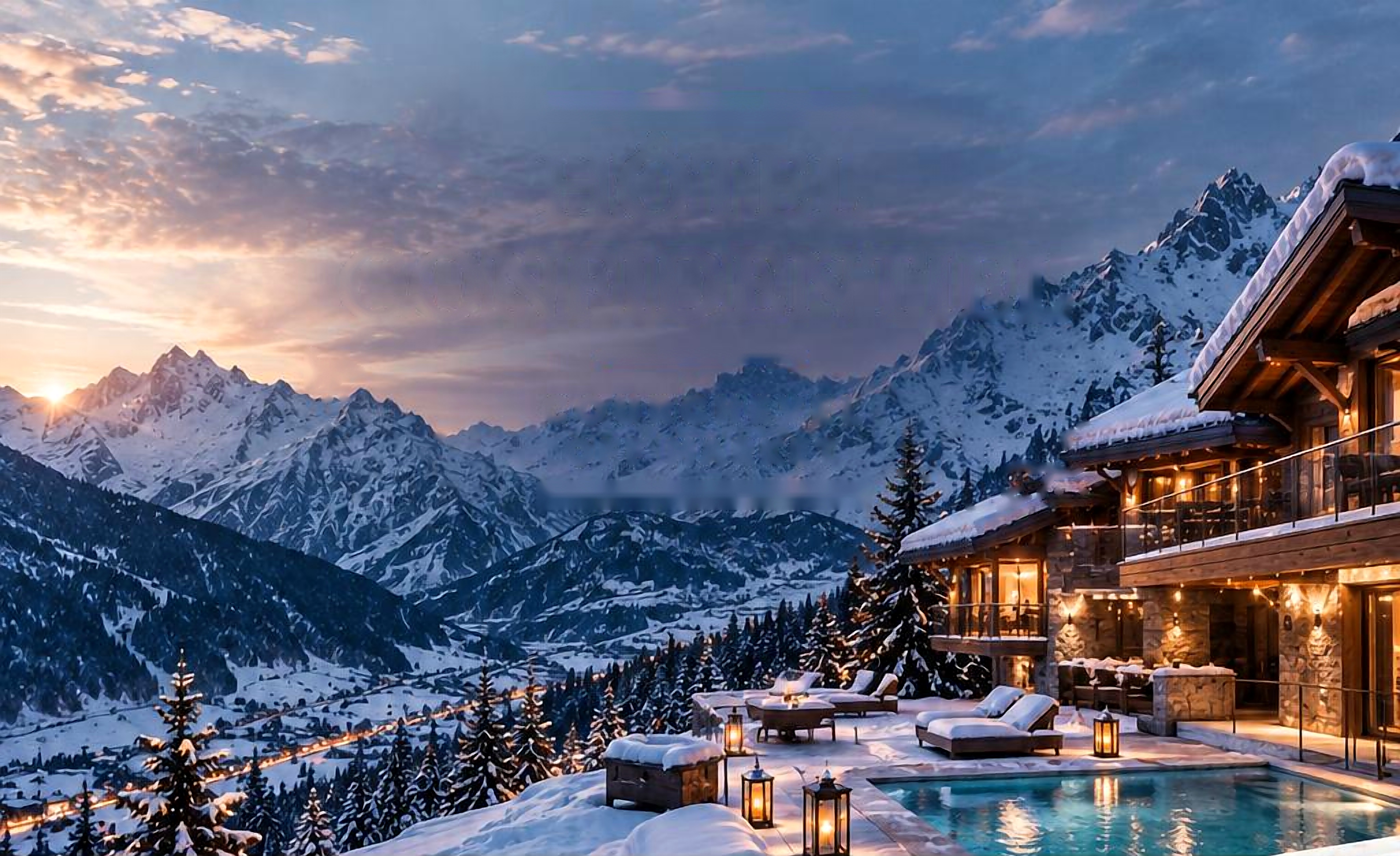 Hôtel de grand luxe confidentiel à Courchevel