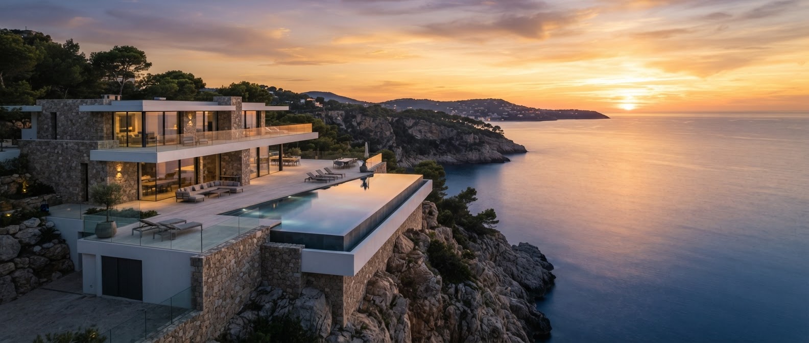 Villa d'exception vue mer — Cap d'Ail