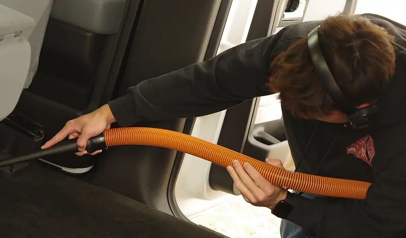 Big Red interior car detailing in Omaha