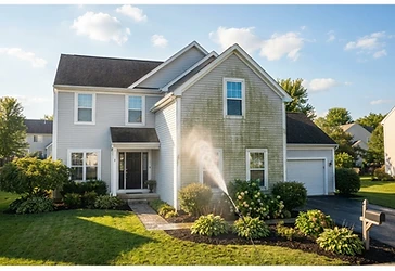 House Washing — Full exterior siding restoration for vinyl, brick, stucco, and Hardie.