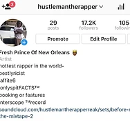 @hustlemantherapper profile in 2017 — 17.2K followers