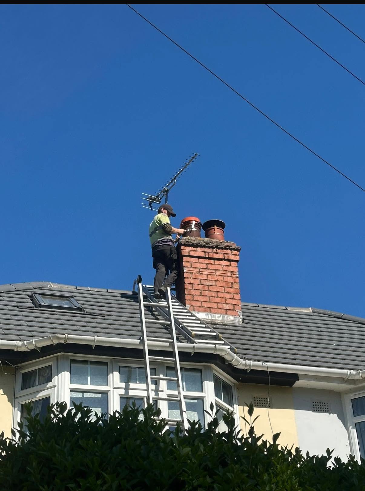 Chimney cowl installation