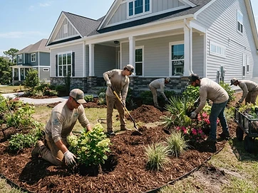 New Construction Landscape Installation