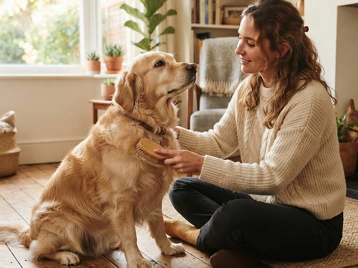 The Art of Gentle Grooming: Bonding with Your Pup