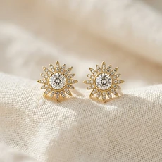 Soleil Diamond Studs