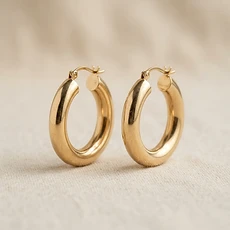 Chunky Tube Hoops