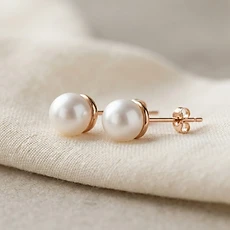 Pearl Stud Earrings