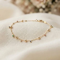 Beaded Gemstone Bracelet