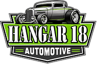 Hangar 18 Automotive logo
