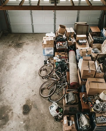 Garage Cleanout — before