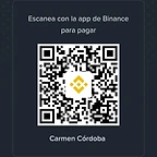 Código QR de Binance Pay del vendedor