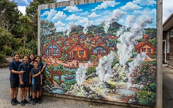 Whakarewarewa Mural