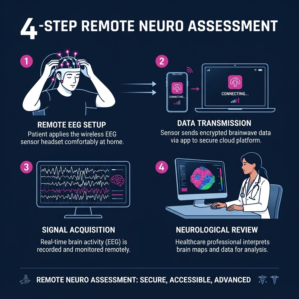 Step by step of how the neuro assessment is completed