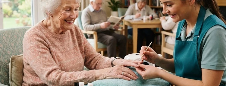 Nail Care delivered on-site by a licensed Reliable Styles professional