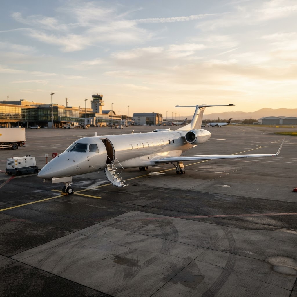 Private charter aircraft featured in the Buddy Air experience