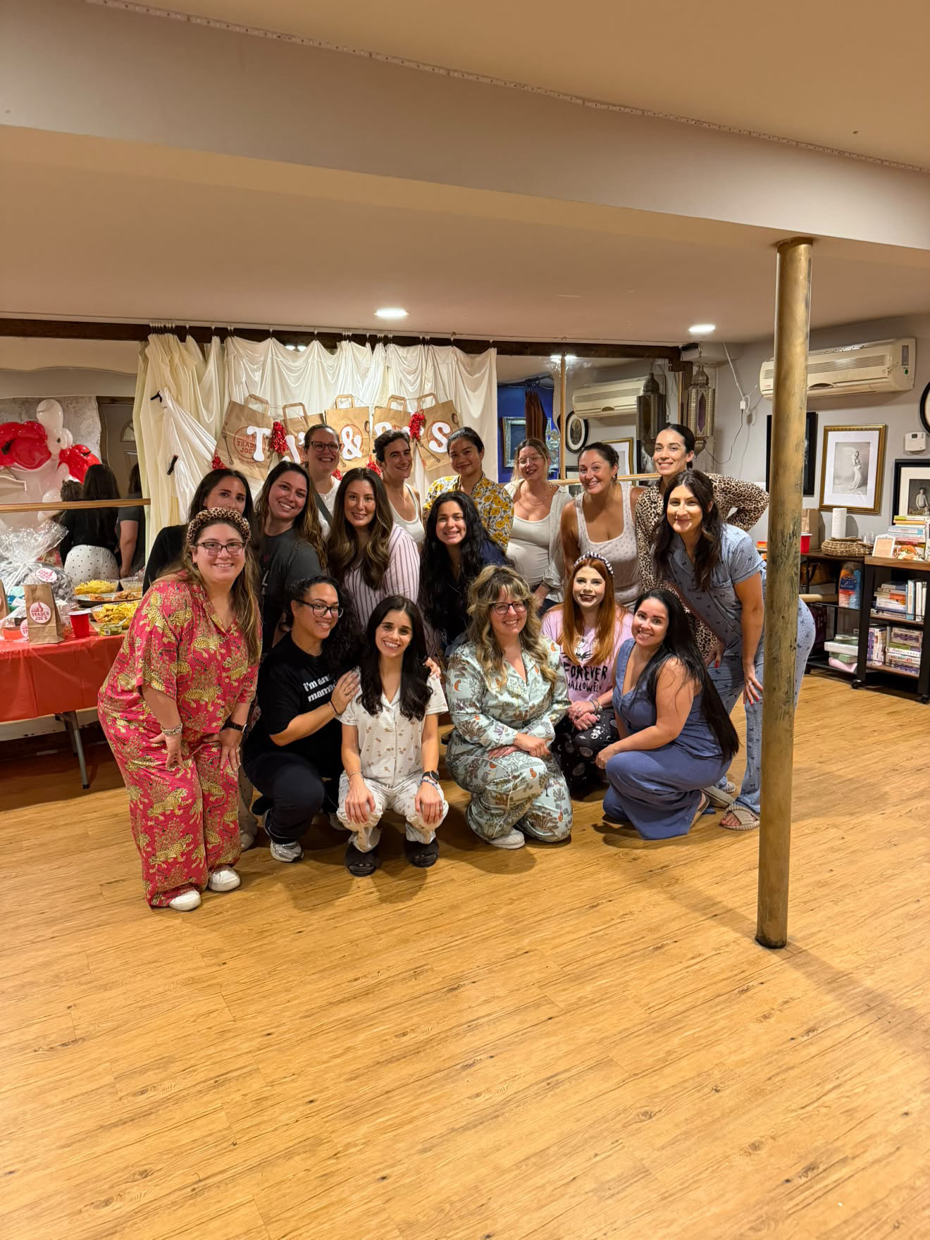 The Post Care community gathered together at a support event