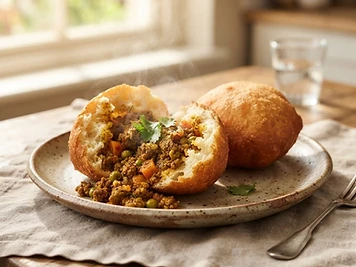 Vetkoek & Mince