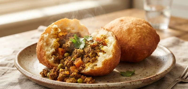 Vetkoek & Mince
