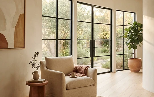 Serene sunlit space