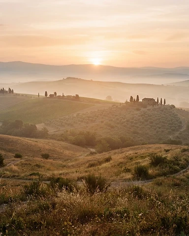 A calm, open space bathed in soft light