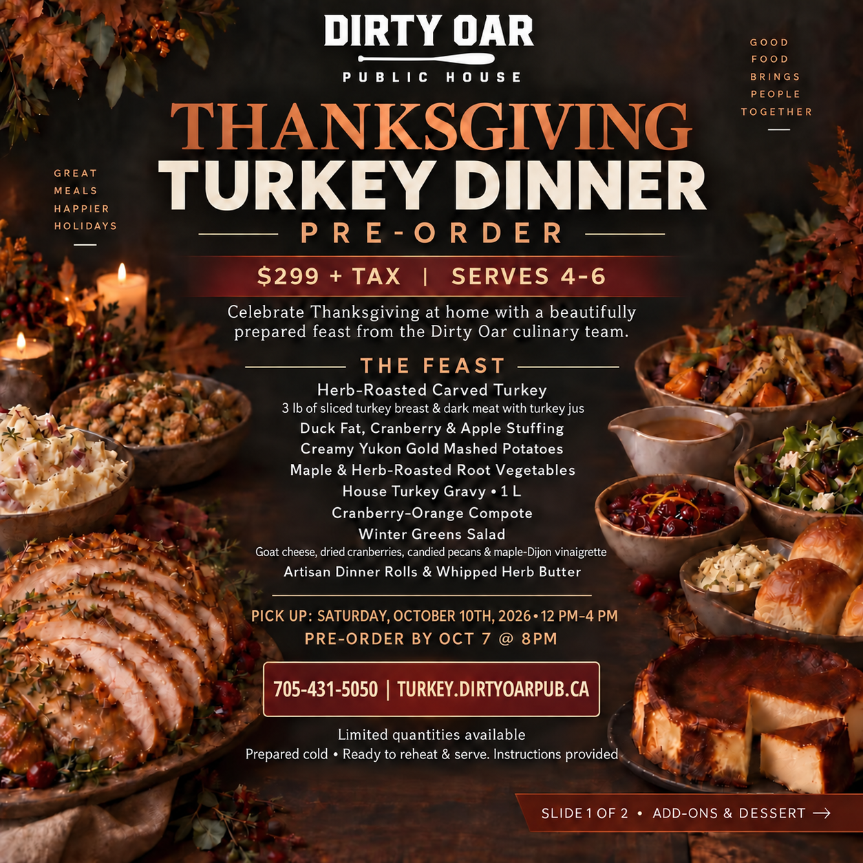 Thanksgiving Turkey Dinner
