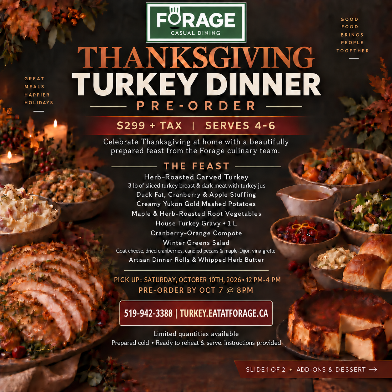 Thanksgiving Turkey Dinner