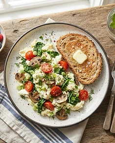 Veggie Egg White Scramble