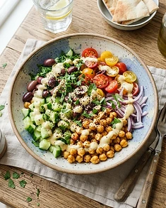 Mediterranean Chickpea Bowl