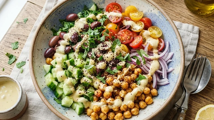 Mediterranean Chickpea Bowl